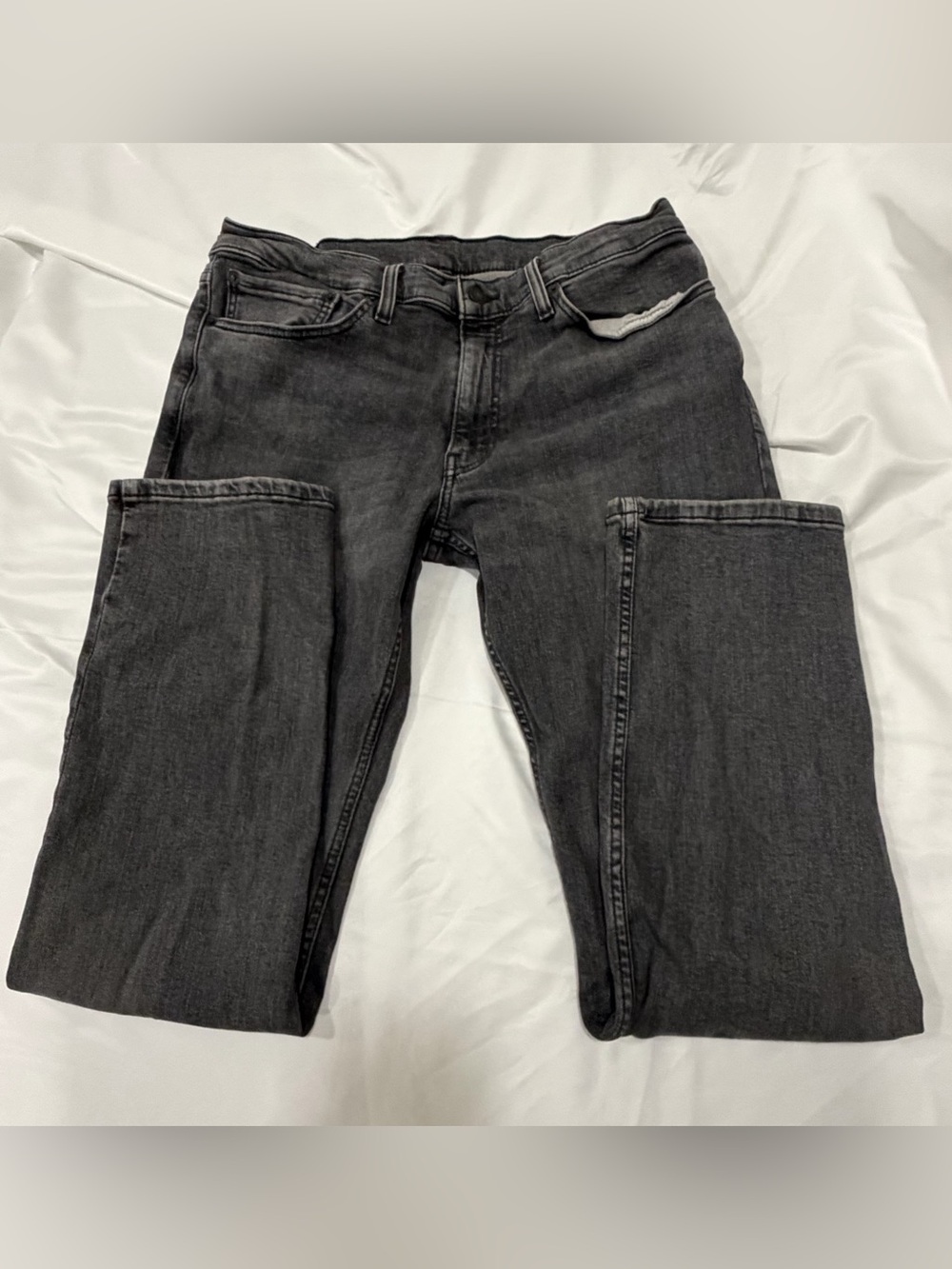 Men's Classic Straight Leg Black Denim Jeans Black/Silver Tab Levi’s Label 511